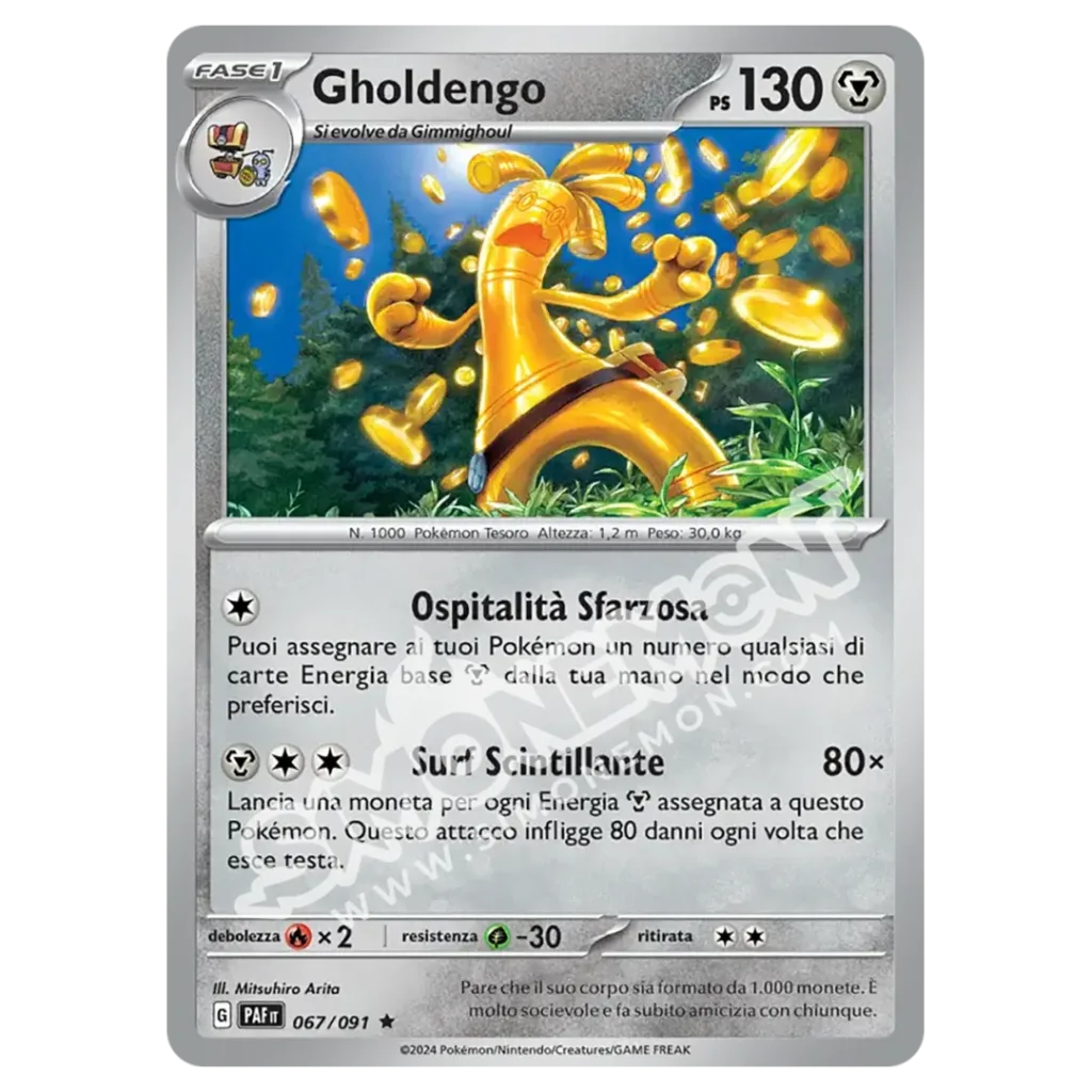 Gholdengo 067/91 Destino di Paldea Foil (IT)