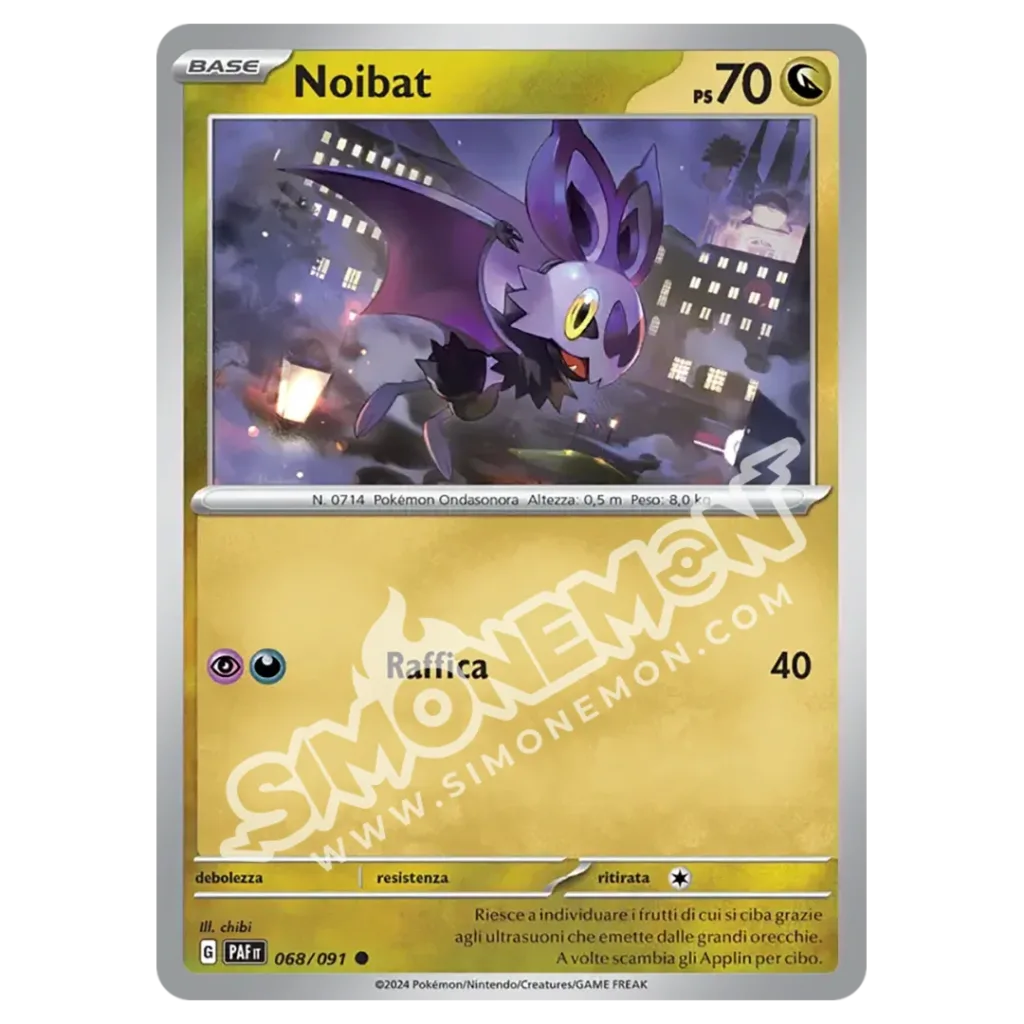 Noibat 068/91 Destino di Paldea Reverse (IT)
