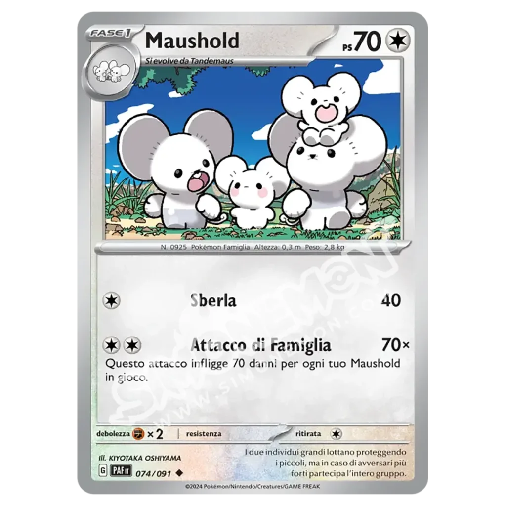 Maushold 074/91 Destino di Paldea Reverse (IT)