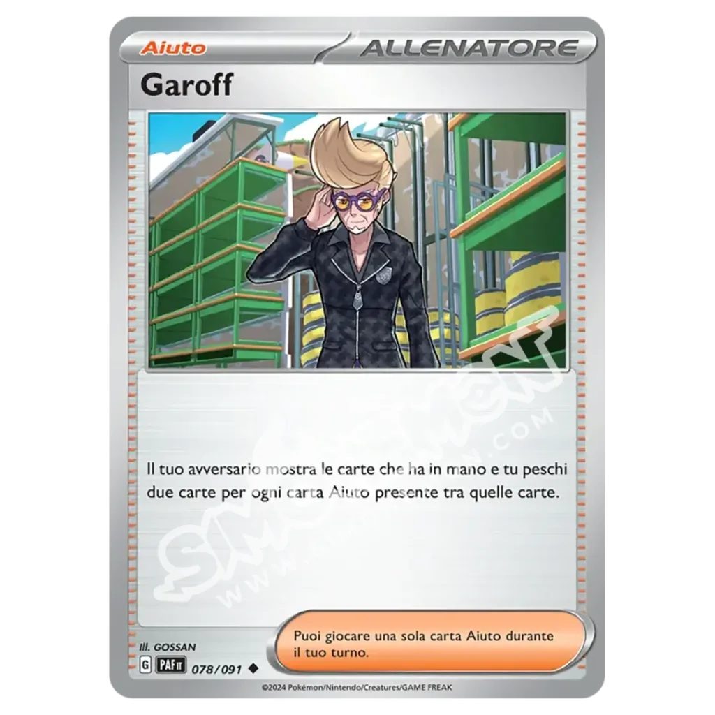 Garoff 078/91 Destino di Paldea Reverse (IT)