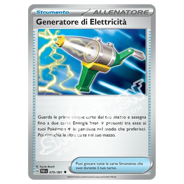 Generatore di Elettricità 079/91 Destino di Paldea (IT)