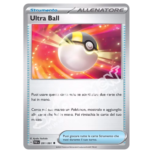 Ultra Ball 091/91 Destino di Paldea Reverse (IT)