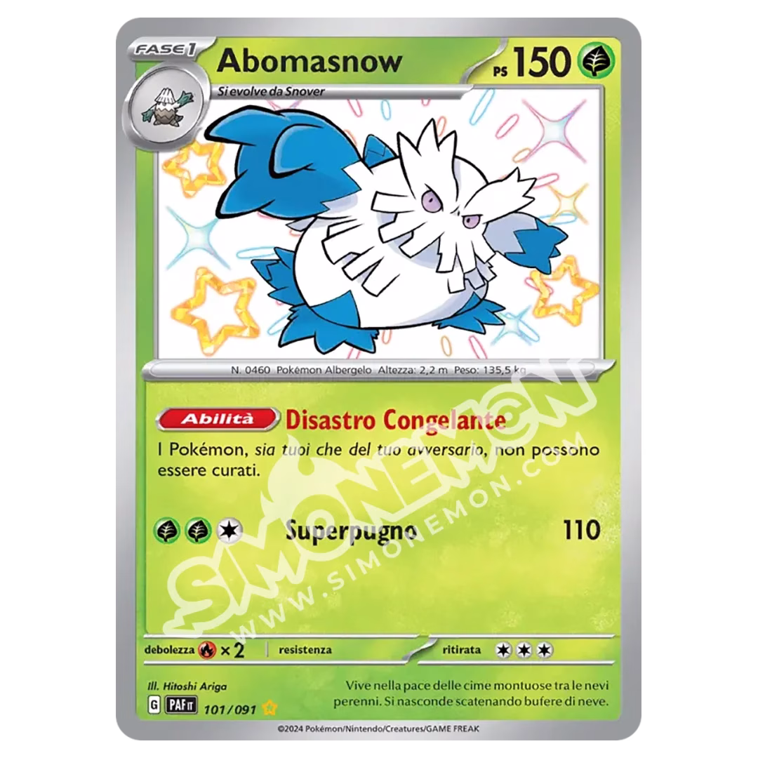 Abomasnow 101/91 Destino di Paldea (IT)