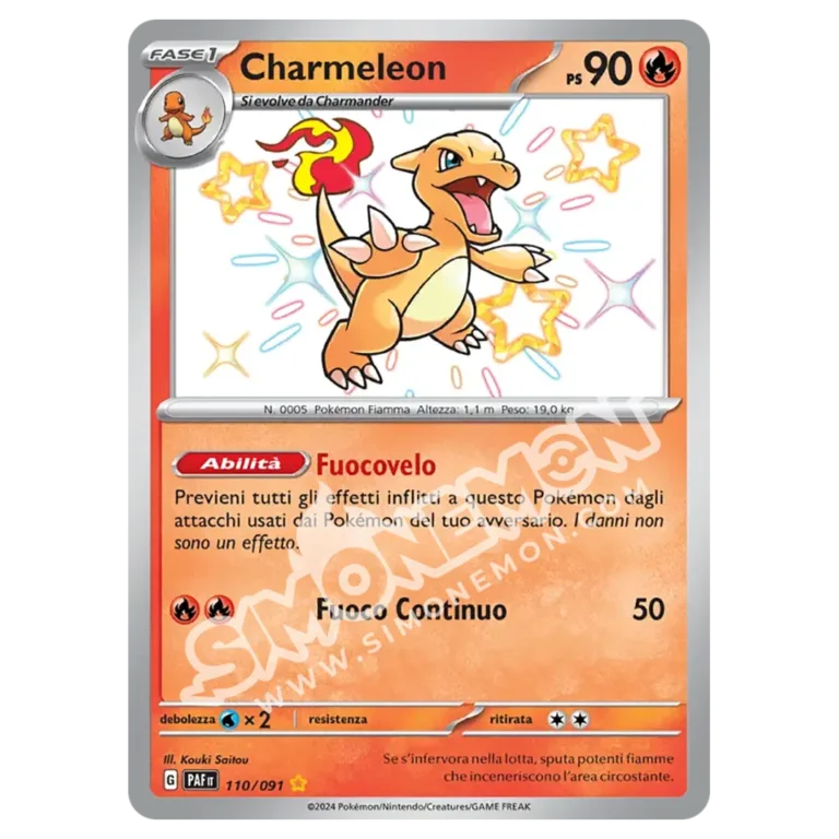 Charmeleon 110/91 Destino di Paldea (IT)