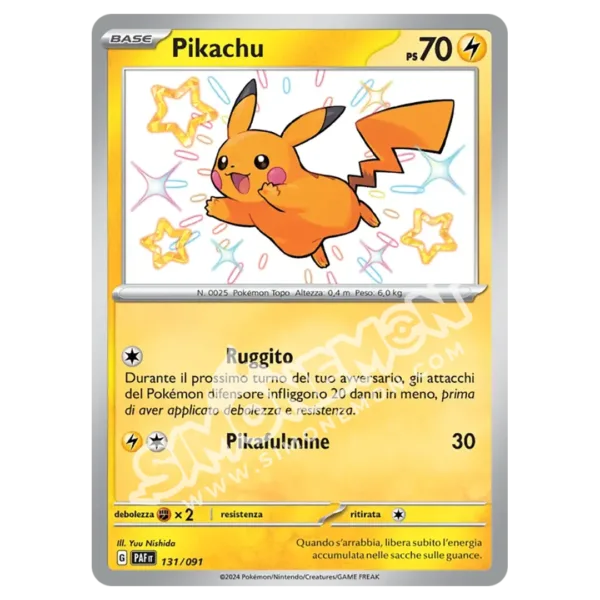 Pikachu 131/91 Destino di Paldea (IT)