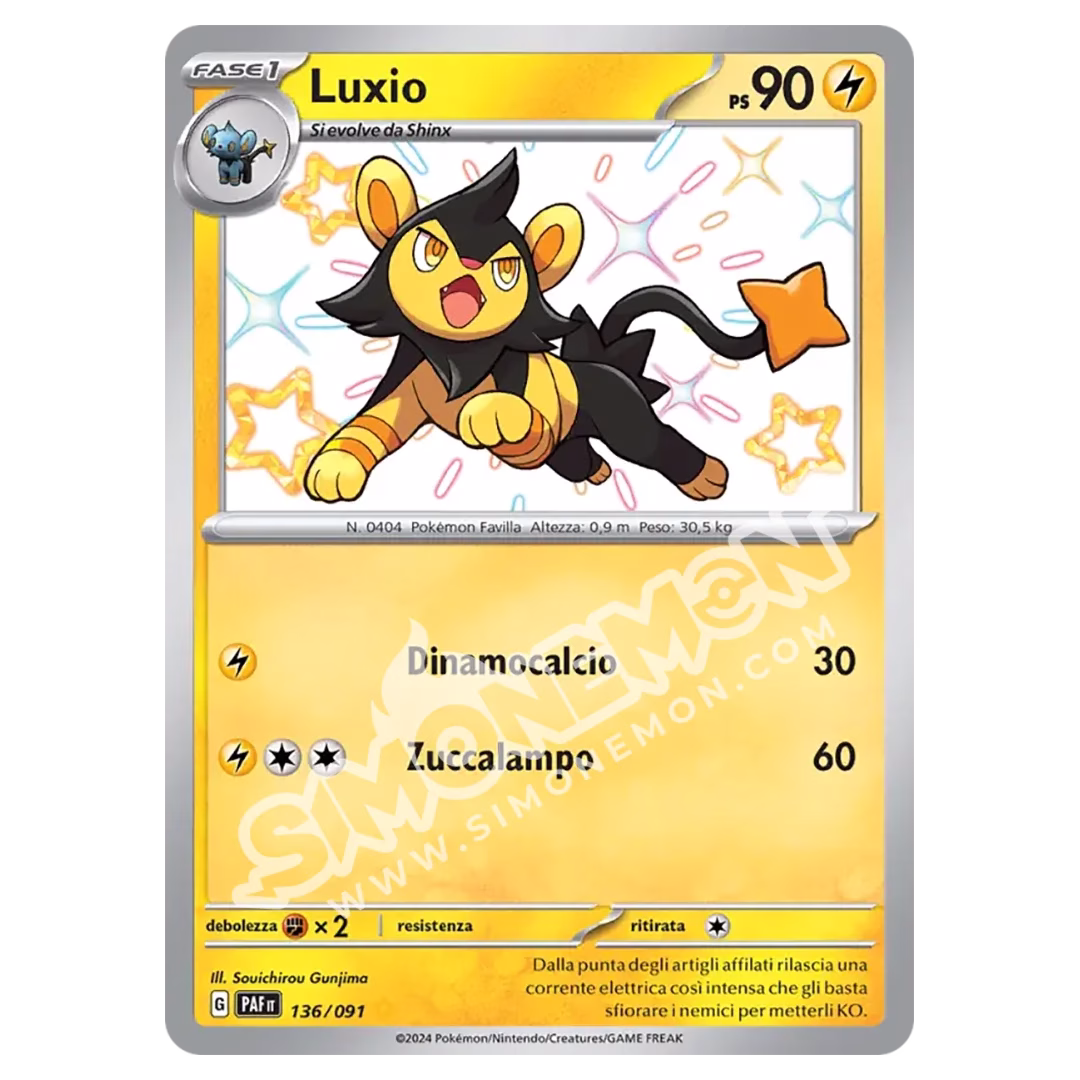 Luxio 136/91 Destino di Paldea (IT)