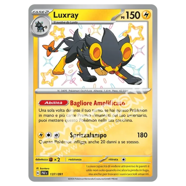 Luxray 137/91 Destino di Paldea (IT)