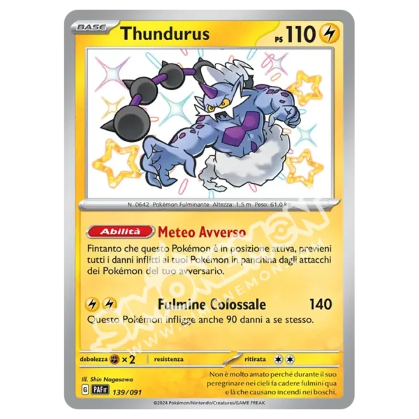 Thundurus 139/91 Destino di Paldea  (IT)