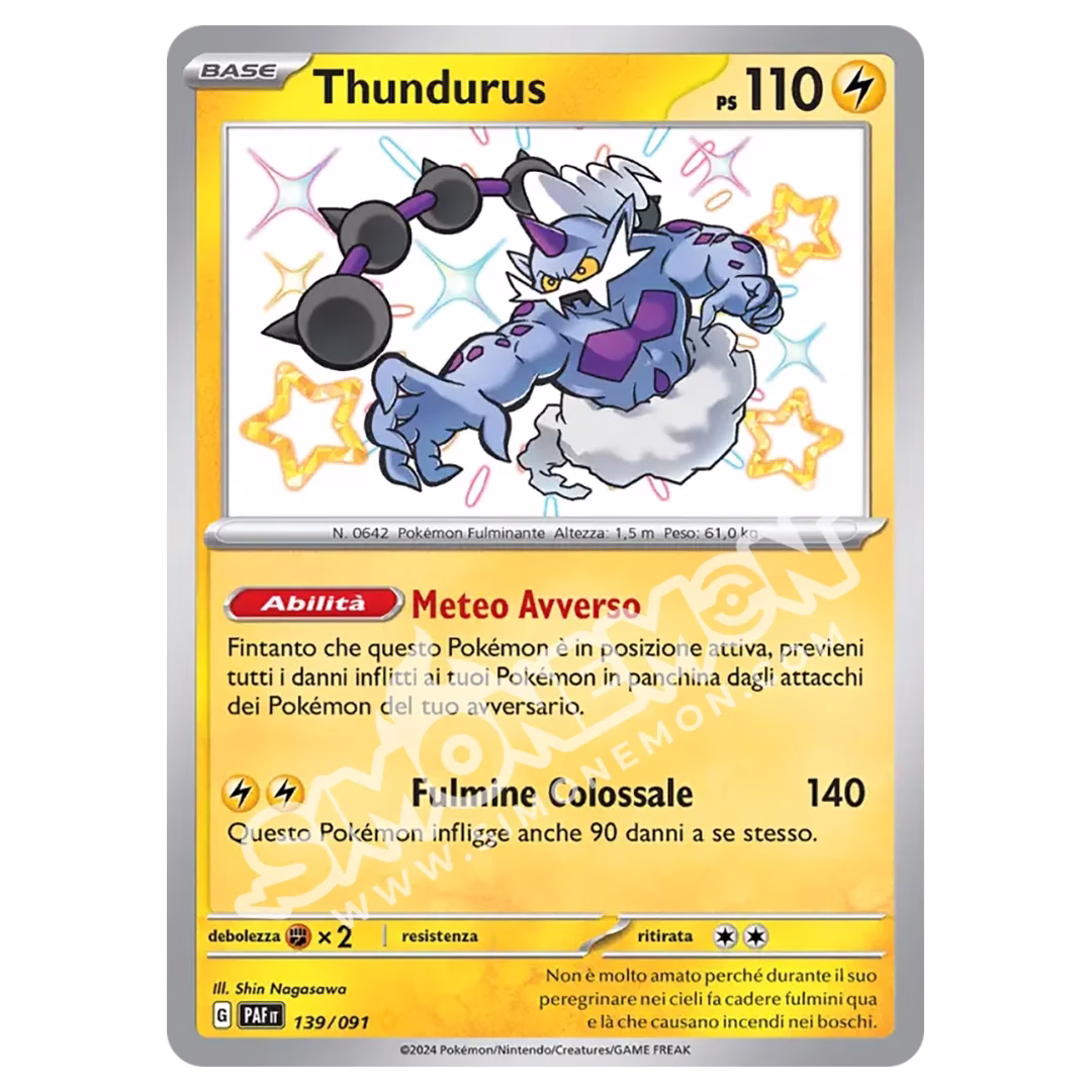 Thundurus 139/91 Destino di Paldea (IT)