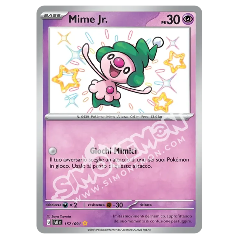Mime Jr. 157/91 Destino di Paldea (IT)