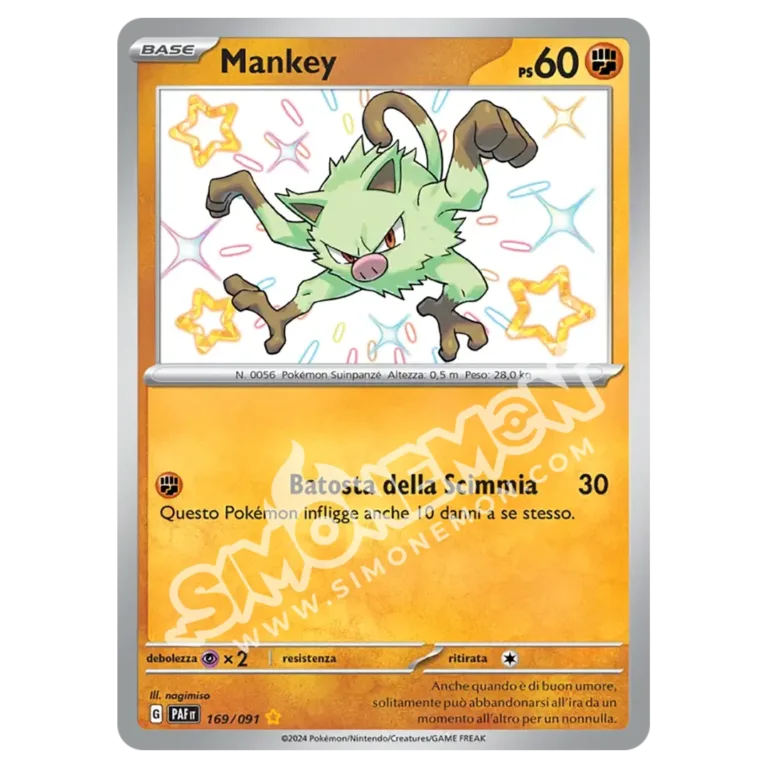 Mankey 169/91 Destino di Paldea (IT)