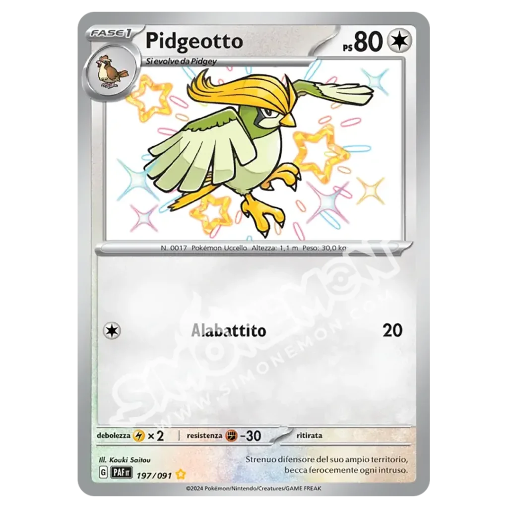 Pidgeotto 197/91 Destino di Paldea  (IT)