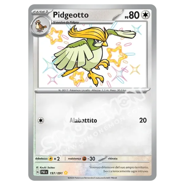 Pidgeotto 197/91 Destino di Paldea  (IT)