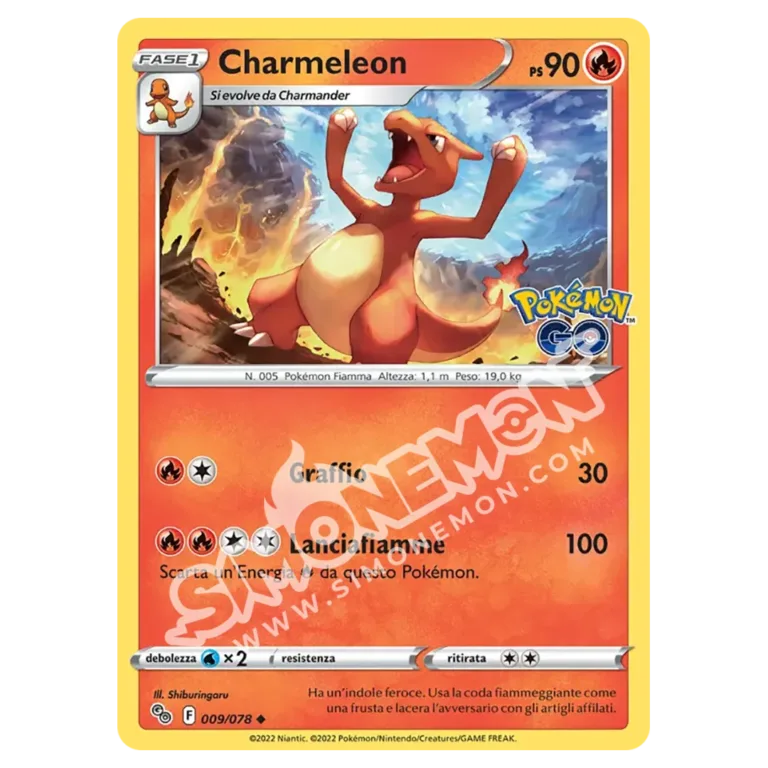 Charmeleon 009/78 Pokémon GO (IT)