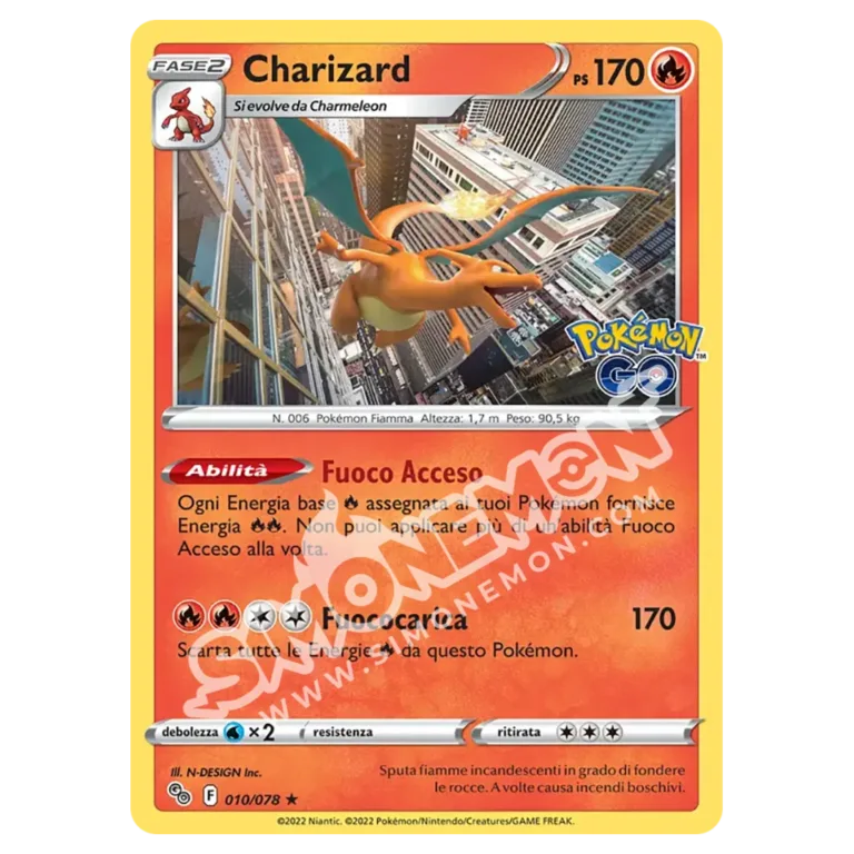 Charizard 010/78 Pokémon GO (IT)