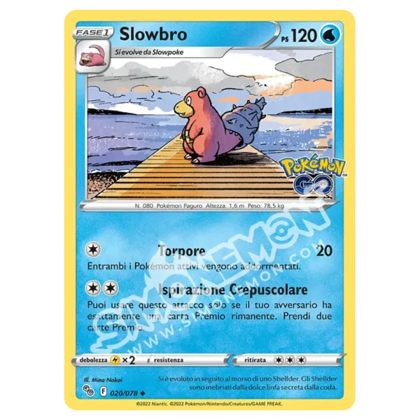 Slowbro 020/78 Pokémon GO (IT)
