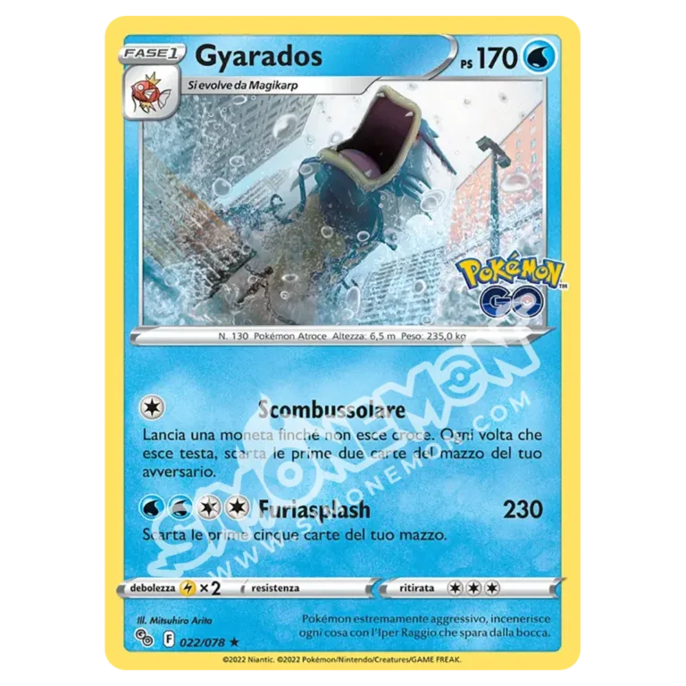 Gyarados 022/78 Pokémon GO (IT)