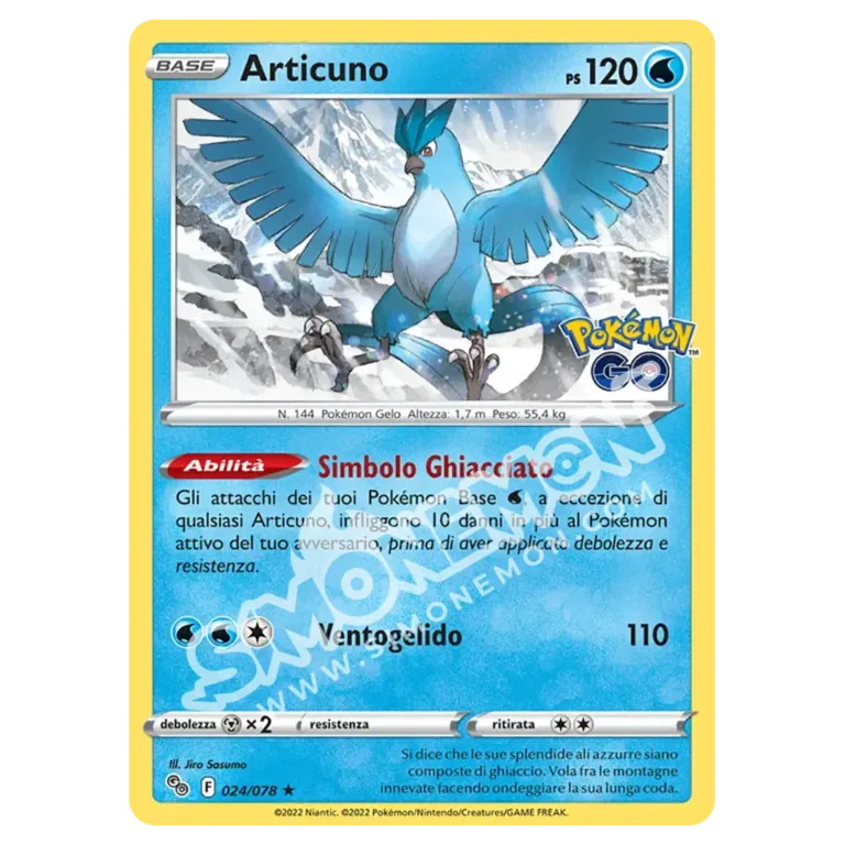 Articuno 024/78 Pokémon GO (IT)