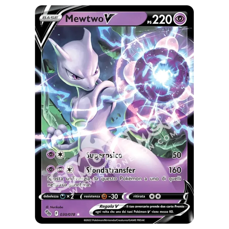 Mewtwo V 030/78 Pokémon GO (IT)