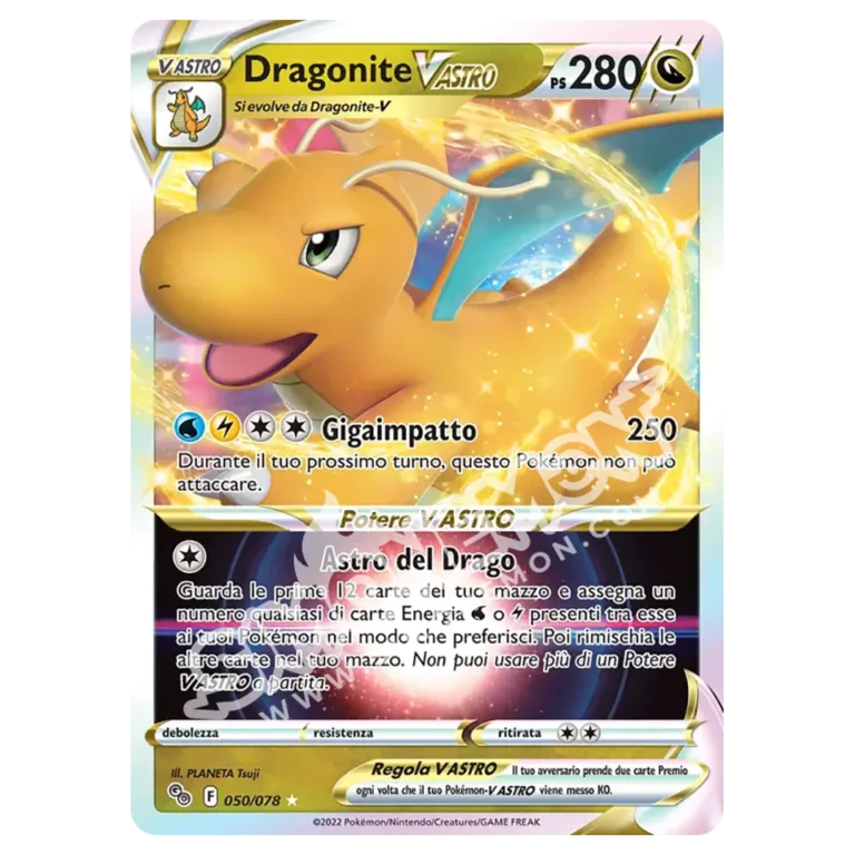 Dragonite V ASTRO 050/78 Pokémon GO (IT)