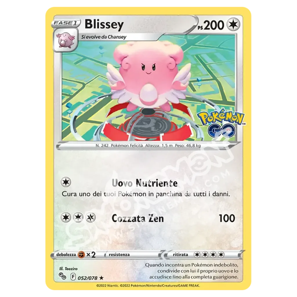 Blissey 052/78 Pokémon GO (IT)
