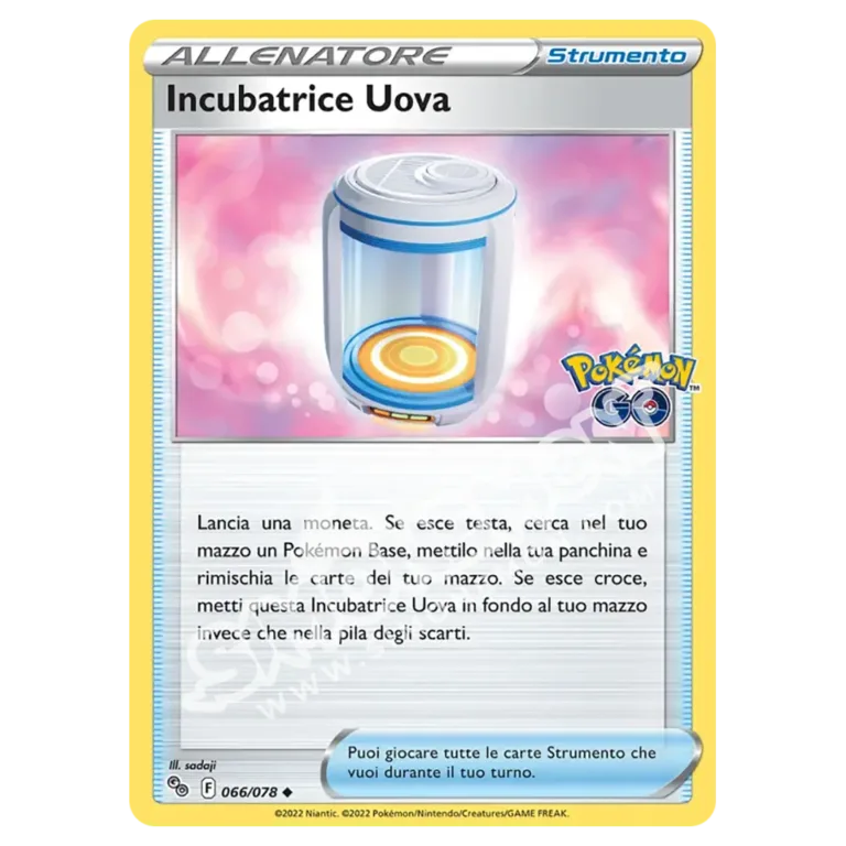 Incubatrice Uova 066/78 Pokémon GO (IT)