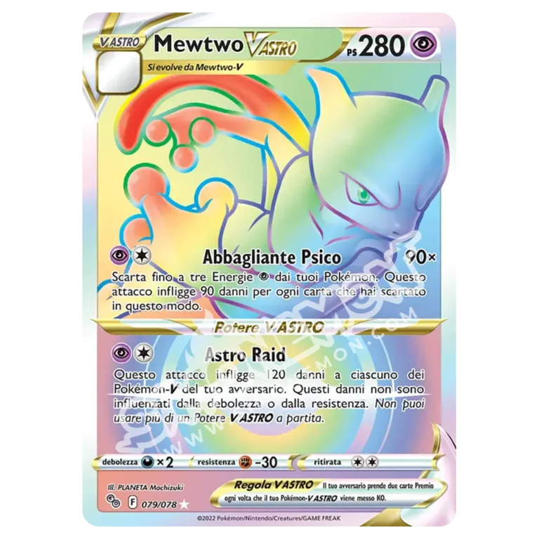 Mewtwo V ASTRO 079/78 Pokémon GO (IT)