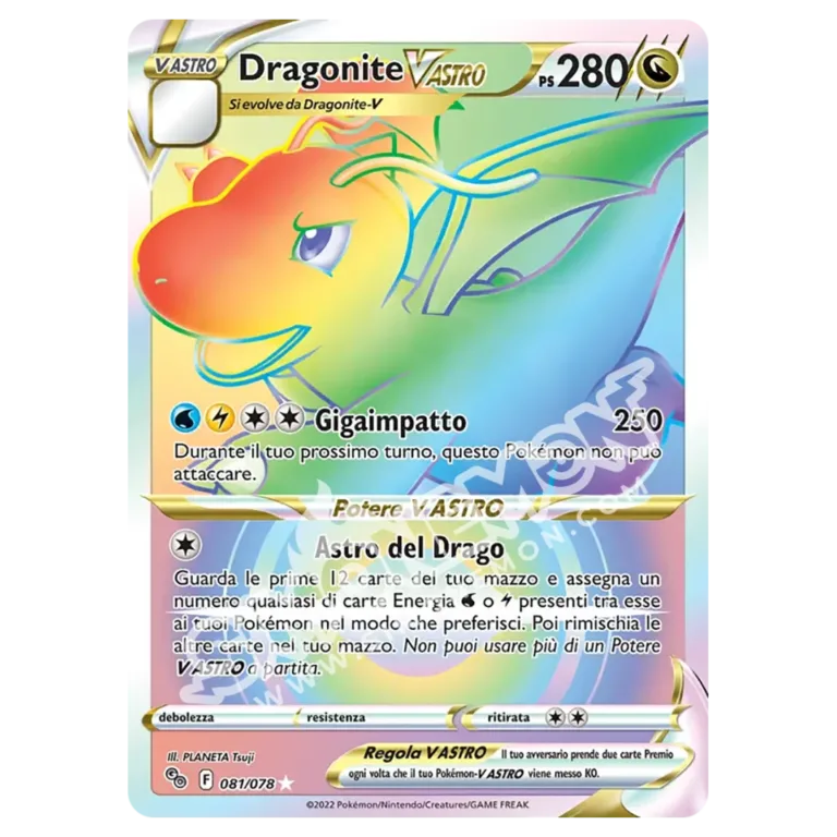 Dragonite V ASTRO 081/78 Pokémon GO (IT)