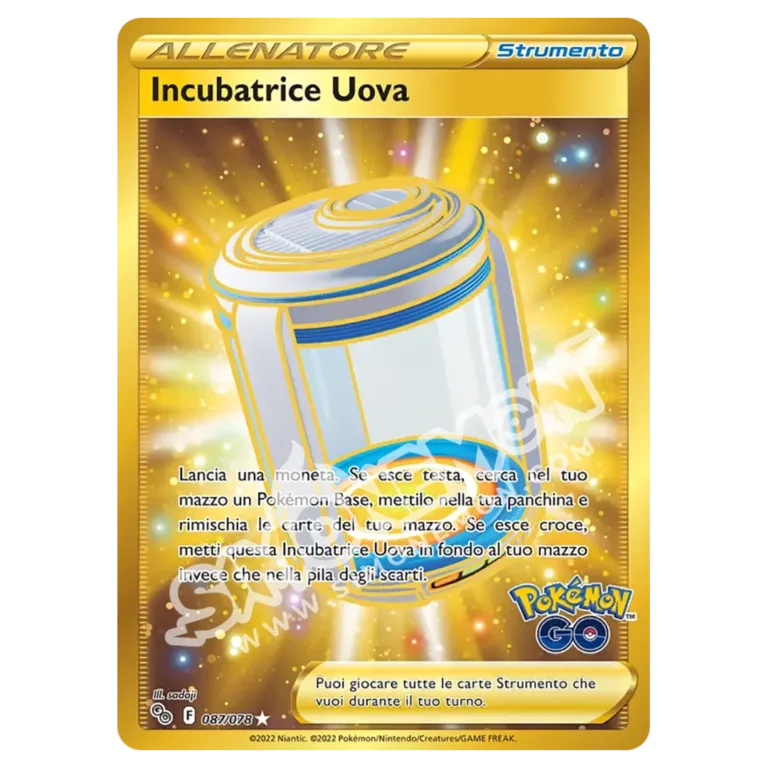 Incubatrice Uova 087/78 Pokémon GO (IT)