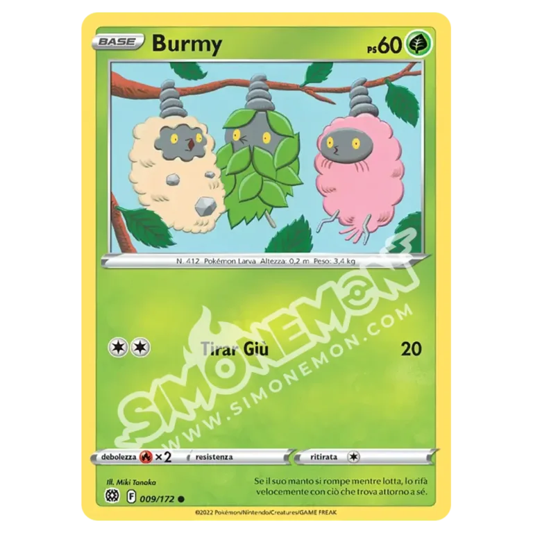 Burmy 009/172 Astri Lucenti (IT)