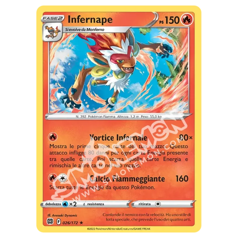 Infernape 026/172 Astri Lucenti (IT)