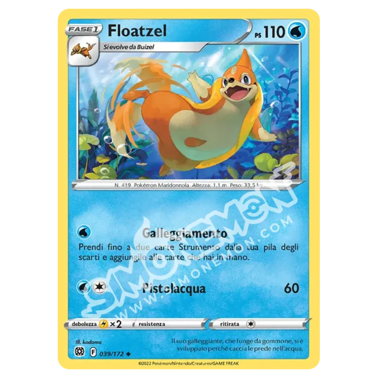 Floatzel 039/172 Astri Lucenti (IT)
