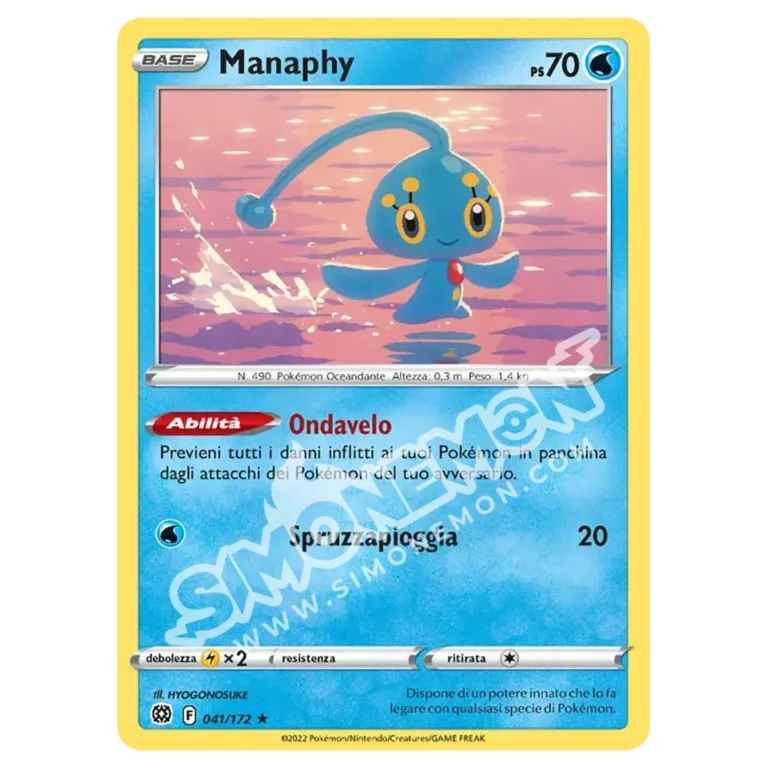 Manaphy 041/172 Astri Lucenti (IT)