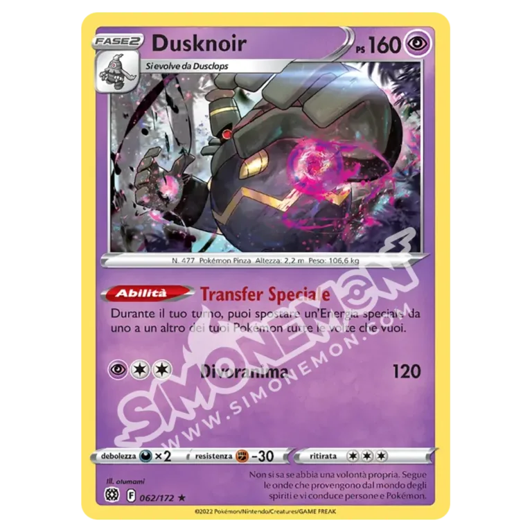 Dusknoir 062/172 Astri Lucenti (IT)