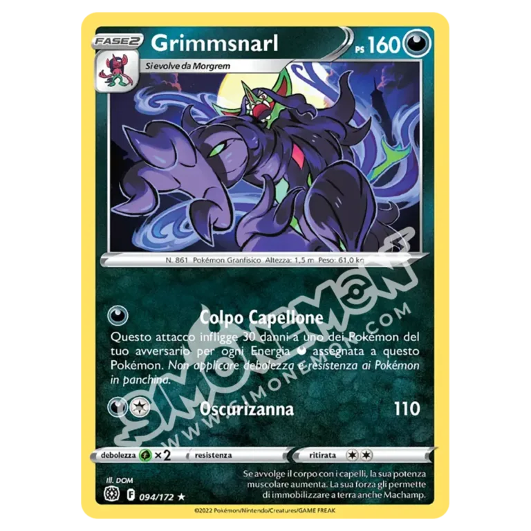 Grimmsnarl 094/172 Astri Lucenti (IT)