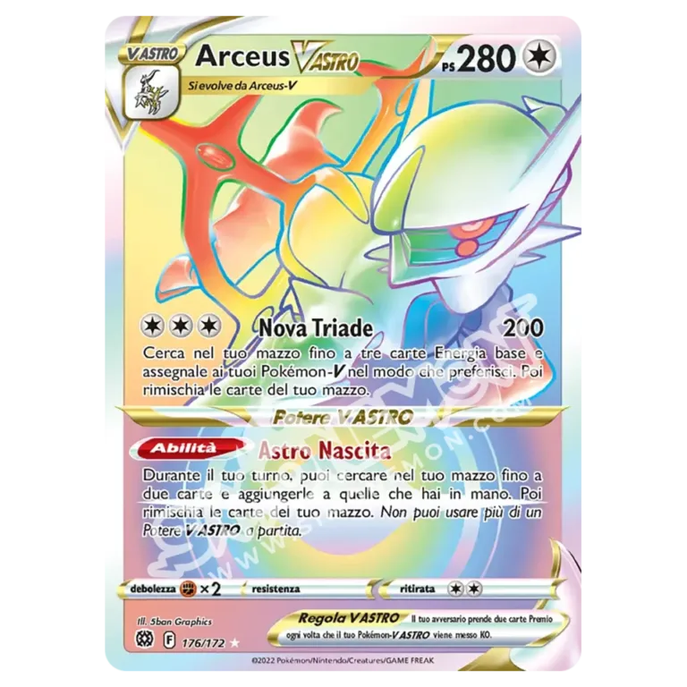 Arceus V ASTRO 176/172 Astri Lucenti (IT)