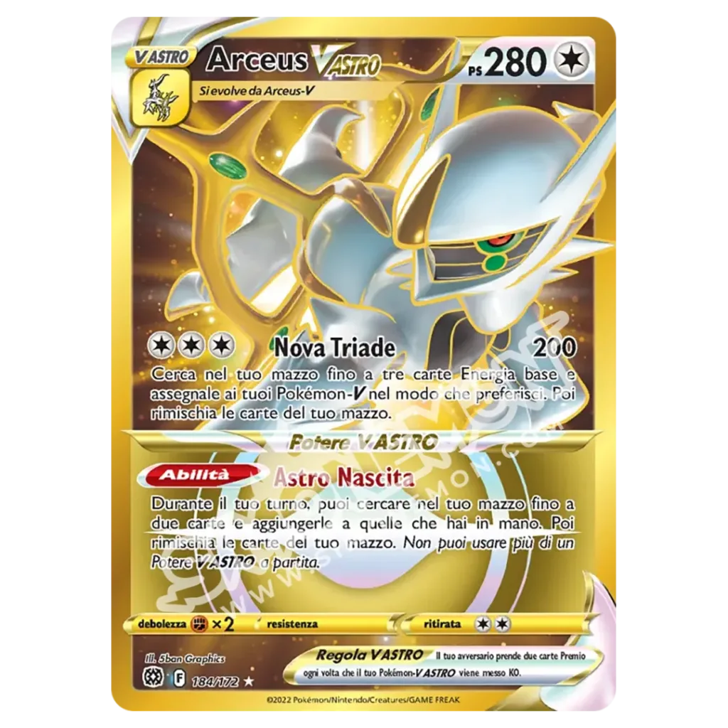 Arceus V ASTRO 184/172 Astri Lucenti (IT)