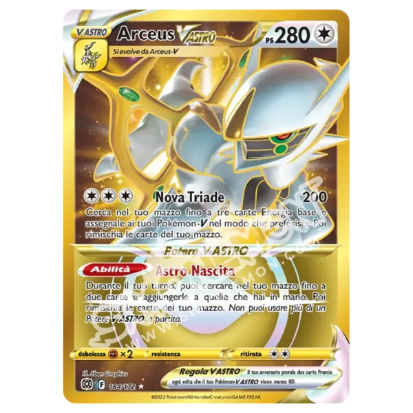 Arceus V ASTRO 184/172 Astri Lucenti (IT)