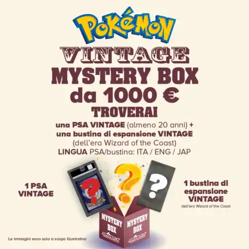 Mystery Box Pokémon Vintage – PSA + Bustina Vintage - immagine 2