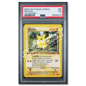 Pikachu 60/64 Jungle 1st Edition PSA 7 (IT)