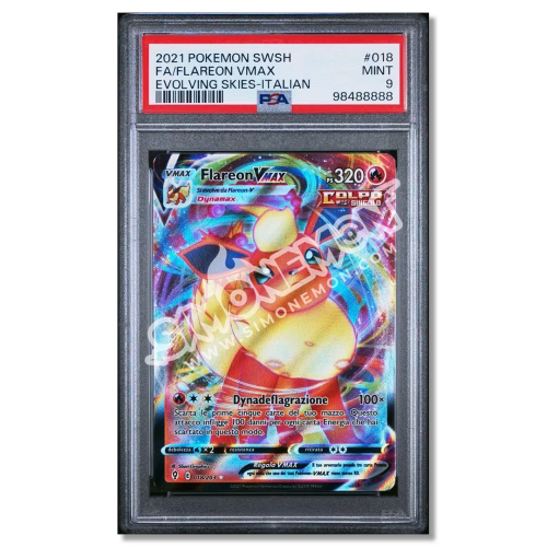 Flareon VMAX 018/203 Evoluzioni Eteree PSA 9 (IT)