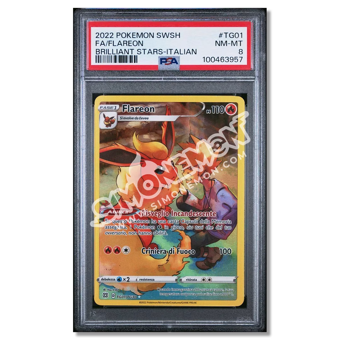 Flareon TG01/TG30 Brilliant Stars PSA 8 (IT)