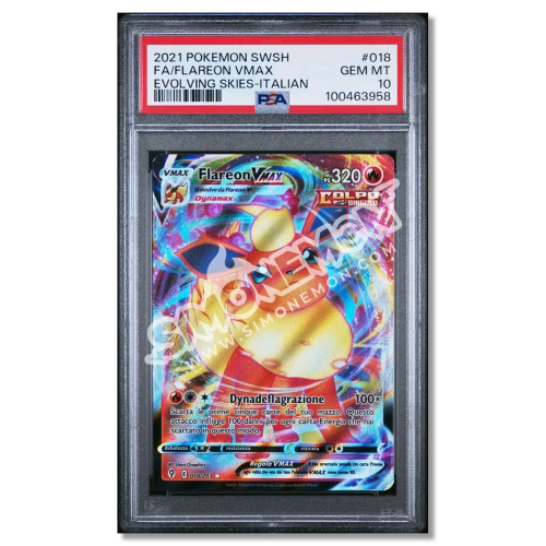 Flareon VMAX 018/203 Evolving Skies PSA 10 (IT)