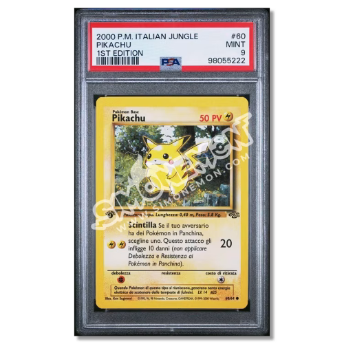 Pikachu 60/64 Jungle 1st Edition PSA 9 (IT)