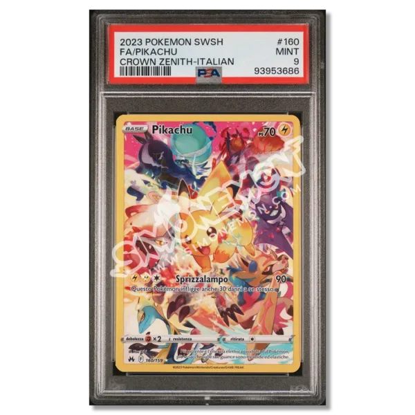 Pikachu 160/159 Zenit Regale PSA 9 (IT)
