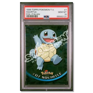 Squirtle 7 Topps Pokémon TV PSA 10 (IT)