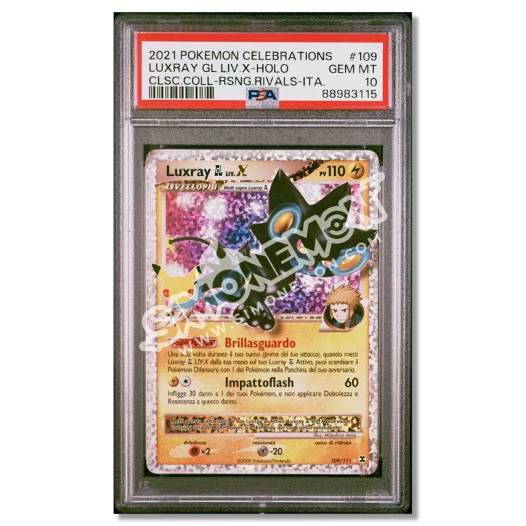 Luxray GL LV.X 109/111 Gran Festa PSA 10 (IT)