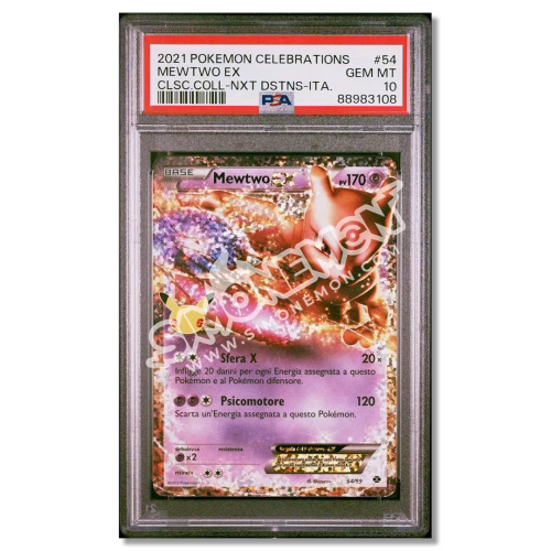 Mewtwo EX 54/99 Gran Festa PSA 10 (IT)