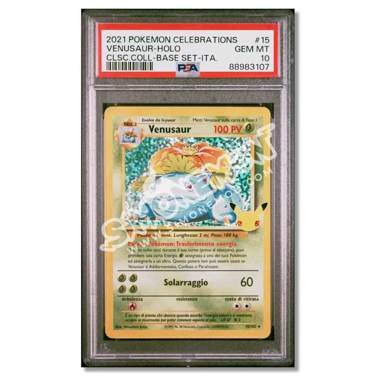 Venusaur Holo 15/102 Gran Festa PSA 10 (IT)