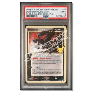 Umbreon Gold Star 17/17 Gran Festa PSA 9 (IT)